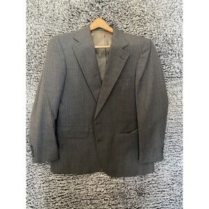 VTG Stanley Blacker Pinstripes blazer sport coat jacket SIZE 42R Union Made